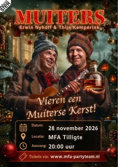 Muiters vieren een muiterse Kerst
